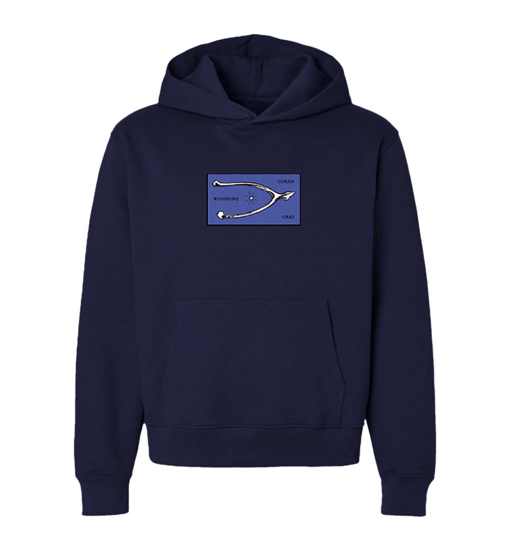 Conan Gray - Wishbone Navy Hoodie
