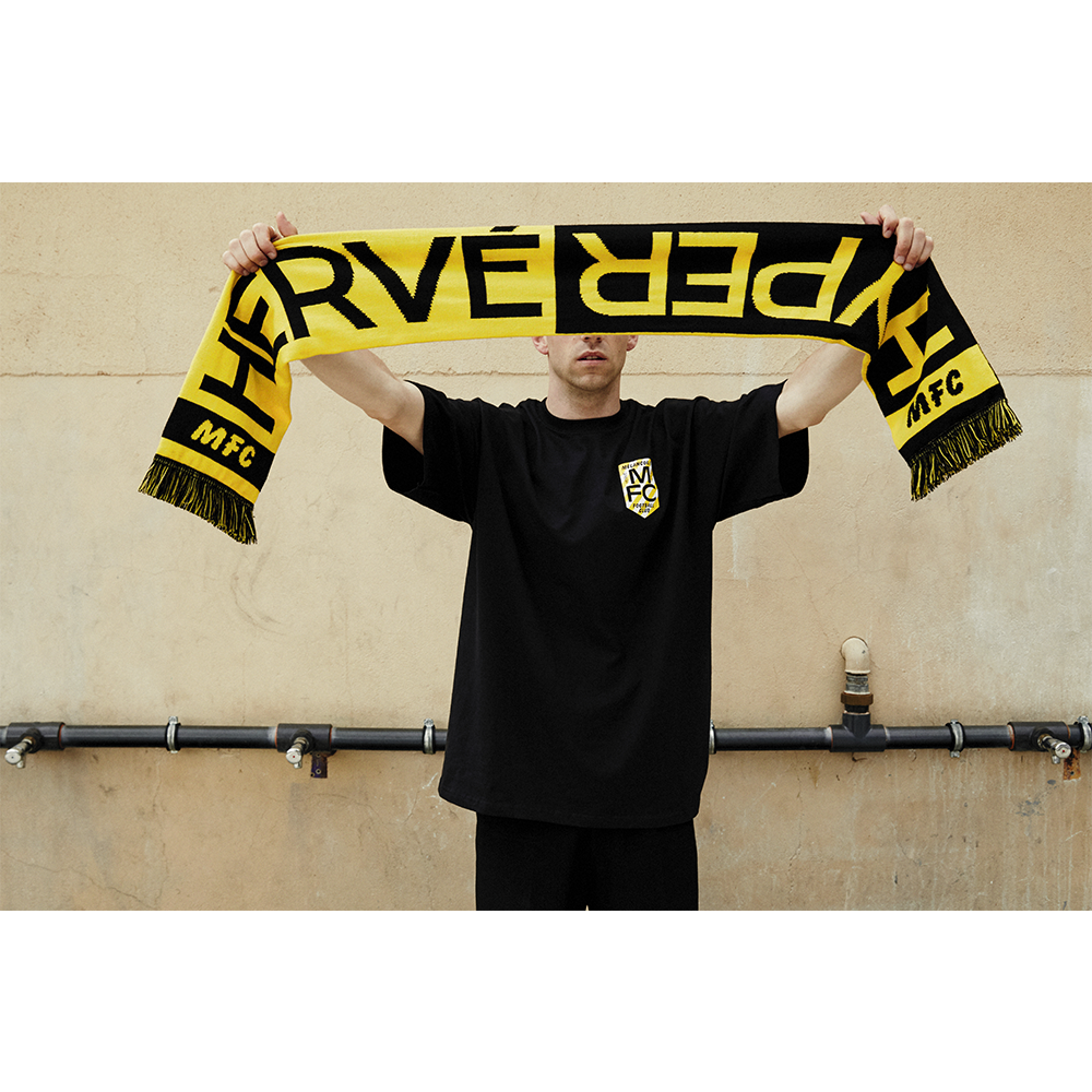 Hervé - Écharpe jaune et noire Hyper