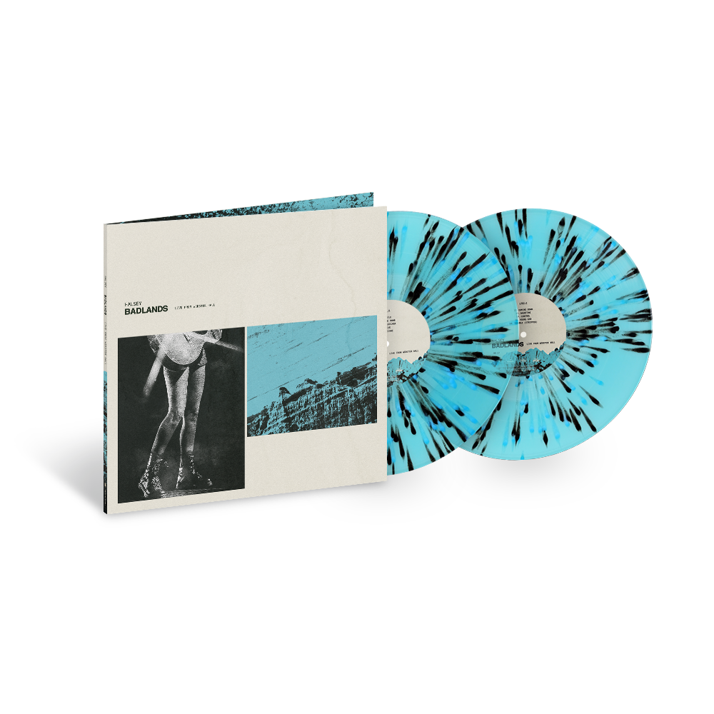 Halsey - Badlands Live From Webster Hall - Double Vinyle Splatter Bleu & Noir Exclusif