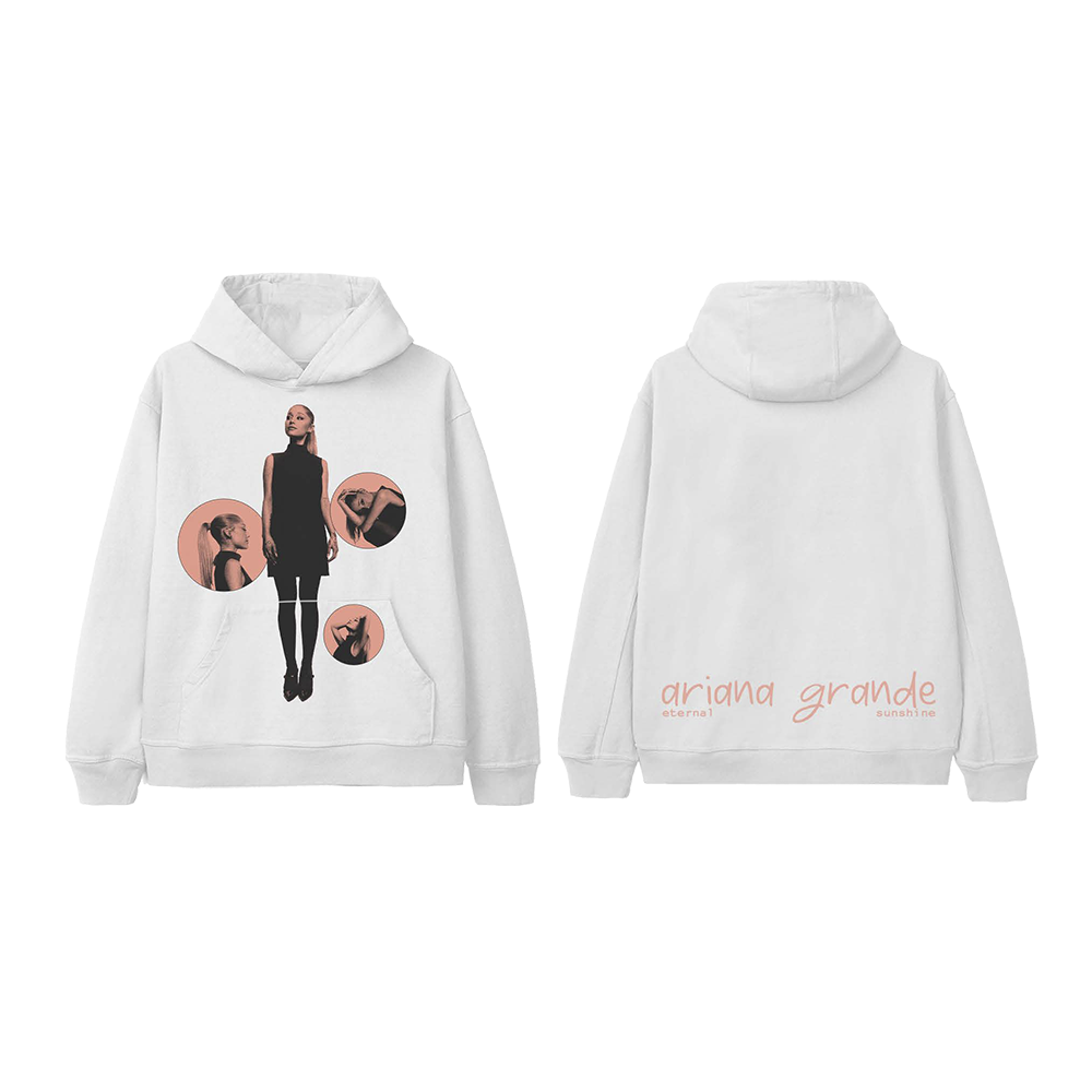 Ariana Grande - eternal sunshine hoodie pink bubbles