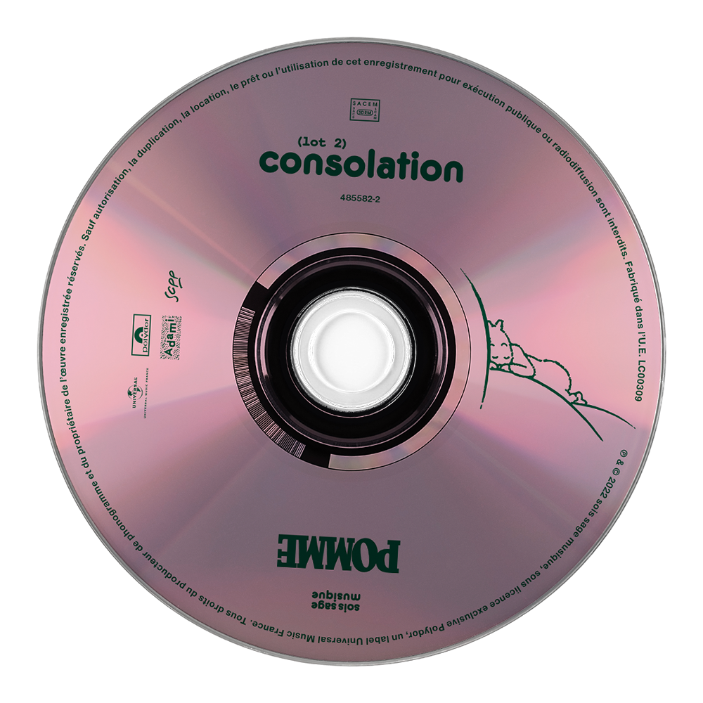 Pomme - (Lot 2) Consolation - CD Dédicacé