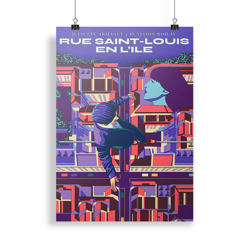 Benjamin Biolay - "Rue Saint-Louis en l'île" - Affiche collector "