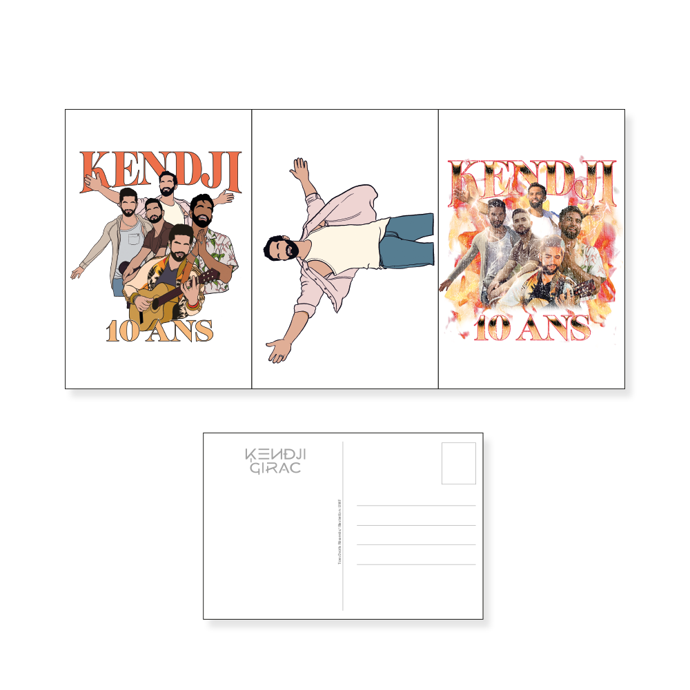 Kendji - Set de cartes postales