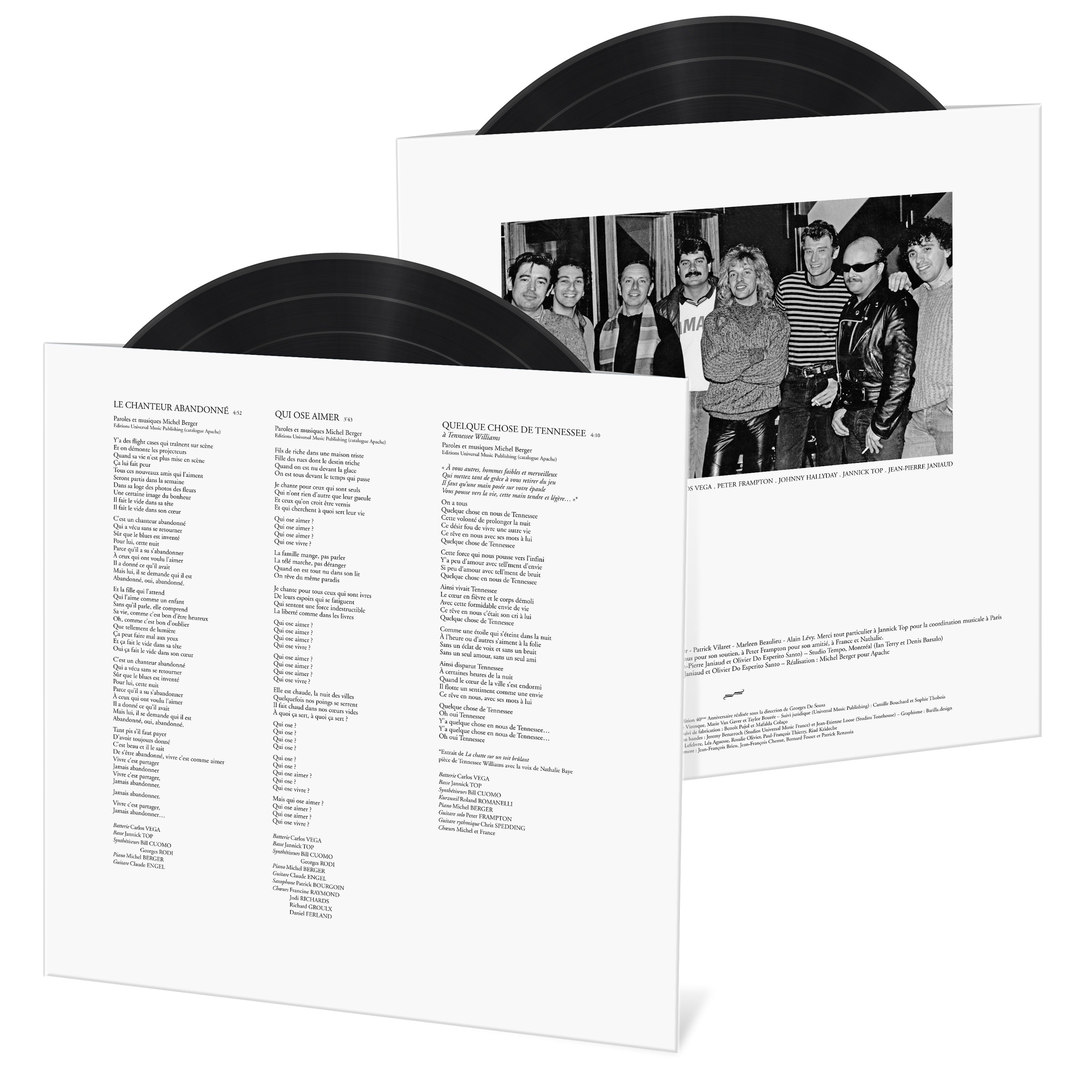 Johnny Hallyday - Rock’N’Roll Attitude - Double Vinyle 40ème Anniversaire