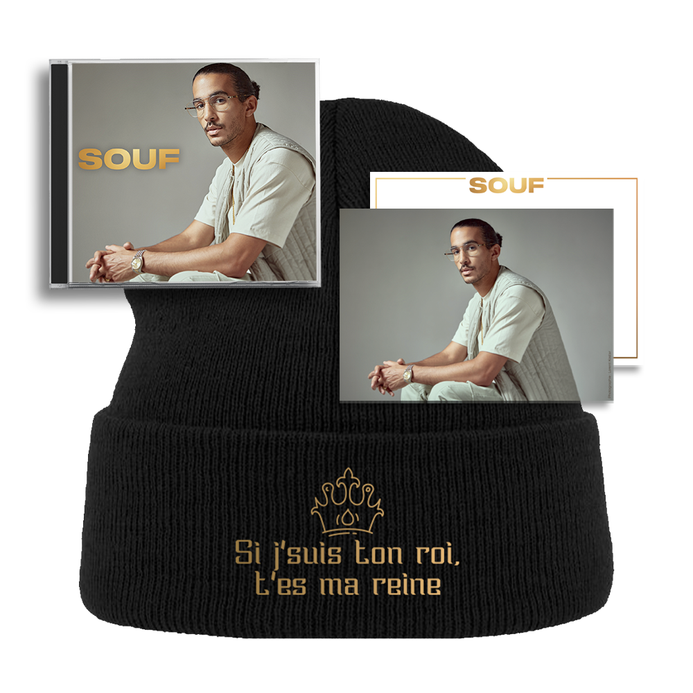 Souf - Souf - Pack CD + Bonnet Homme Roi + Carte dédicacée