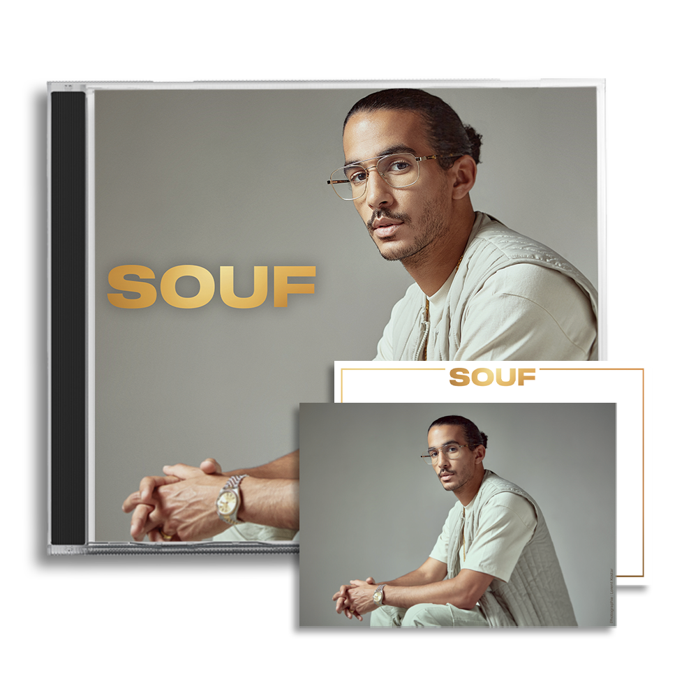 Souf - Souf - Pack CD + Hoodie Homme Roi + Carte dédicacée